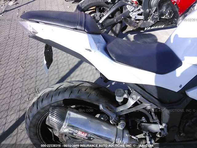 JKAEX8A14FA012124 - 2015 KAWASAKI EX300 A WHITE photo 6