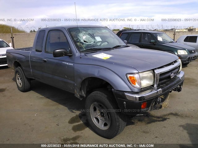 4TAWM72N7WZ153670 - 1998 TOYOTA TACOMA XTRACAB GRAY photo 1