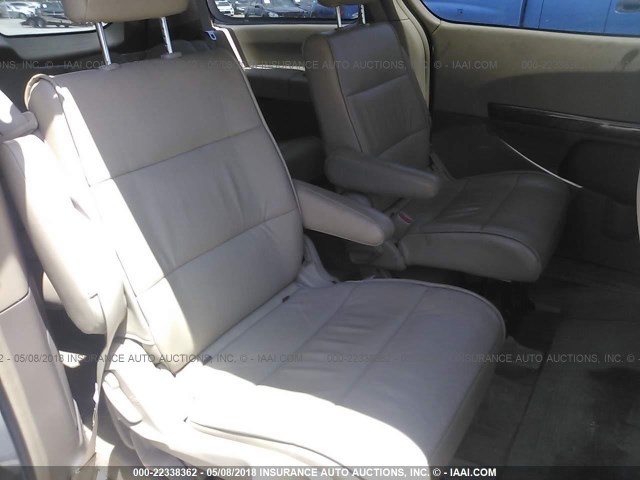 5N1BV28U97N133264 - 2007 NISSAN QUEST S/SE/SL SILVER photo 8