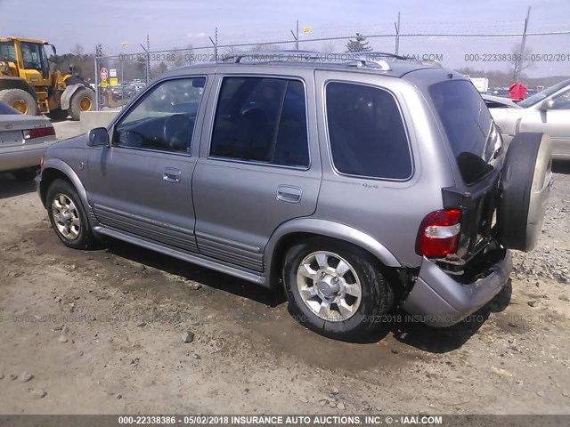 KNDJA723515694707 - 2001 KIA SPORTAGE GRAY photo 3