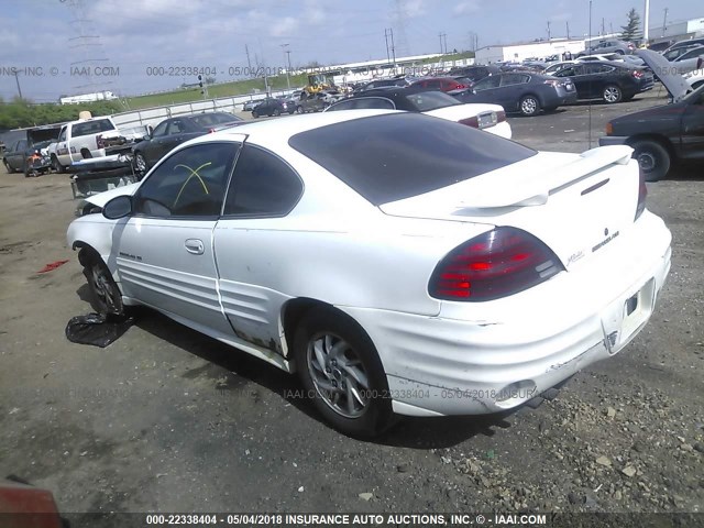 1G2NF12F22C126572 - 2002 PONTIAC GRAND AM SE1 WHITE photo 3