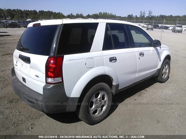 5GZCZ43DX3S834454 - 2003 SATURN VUE WHITE photo 4