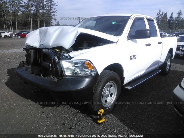 1C6RR7FP1DS646157 - 2013 RAM 1500 ST WHITE photo 2