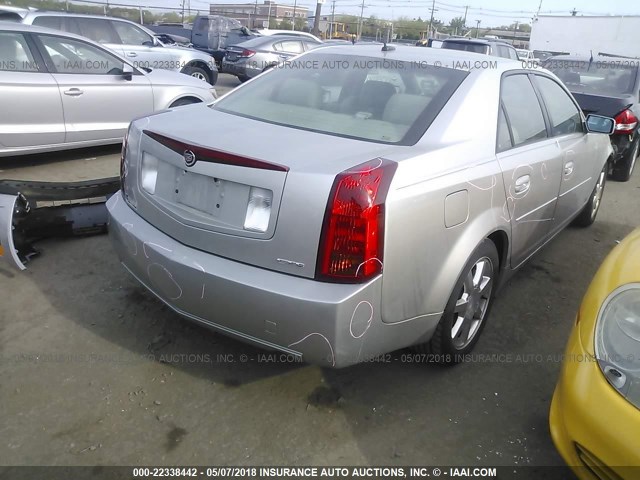 1G6DP567750138465 - 2005 CADILLAC CTS HI FEATURE V6 SILVER photo 4