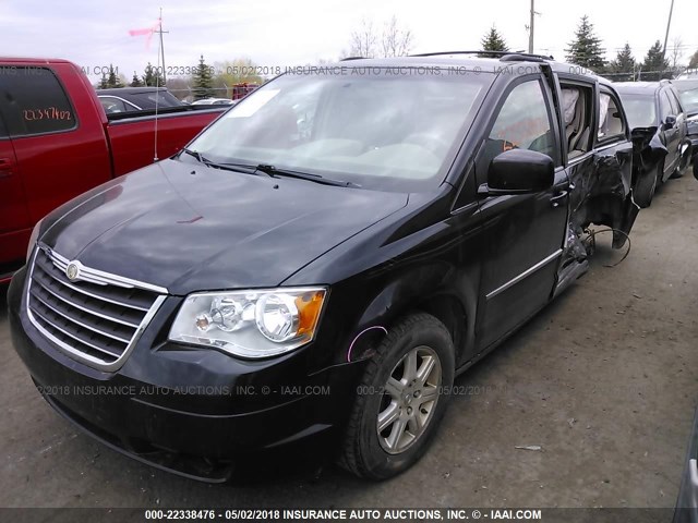 2A8HR54169R632523 - 2009 CHRYSLER TOWN & COUNTRY TOURING BLACK photo 2