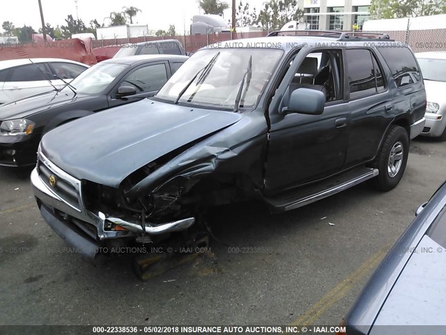 JT3GN86R9V0034812 - 1997 TOYOTA 4RUNNER SR5 TURQUOISE photo 2