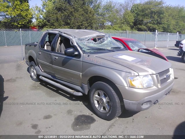 1FMZU77E41UA32736 - 2001 FORD EXPLORER SPORT TR  TAN photo 1