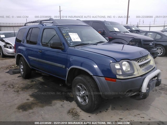 5N1ED28T44C682935 - 2004 NISSAN XTERRA XE/SE BLUE photo 1