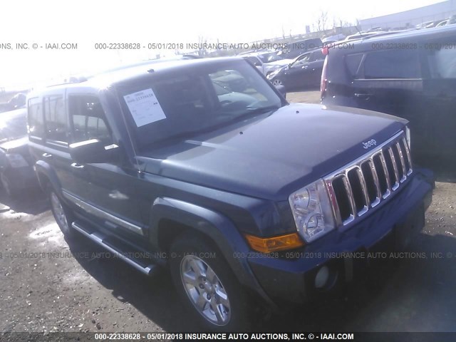 1J8HG58208C234997 - 2008 JEEP COMMANDER LIMITED BLUE photo 1