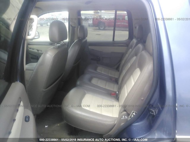 1FMDU74W72ZC66011 - 2002 FORD EXPLORER EDDIE BAUER BLUE photo 8