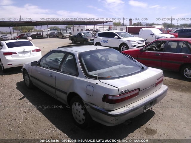 JH4DA9354LS036565 - 1990 ACURA INTEGRA LS SILVER photo 3
