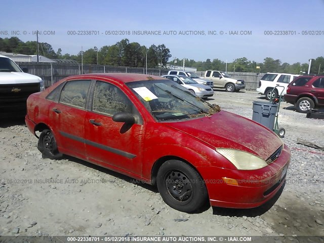 1FAFP33P32W240830 - 2002 FORD FOCUS LX RED photo 1