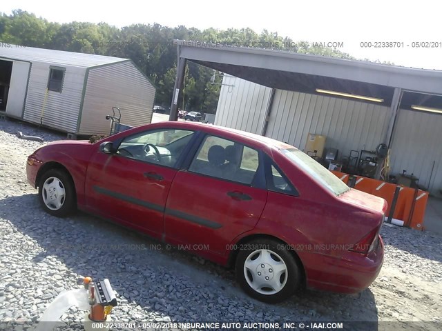 1FAFP33P32W240830 - 2002 FORD FOCUS LX RED photo 3