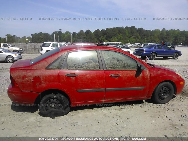 1FAFP33P32W240830 - 2002 FORD FOCUS LX RED photo 6