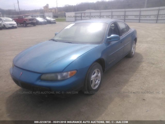 1G2WJ52M9XF285944 - 1999 PONTIAC GRAND PRIX SE BLUE photo 2