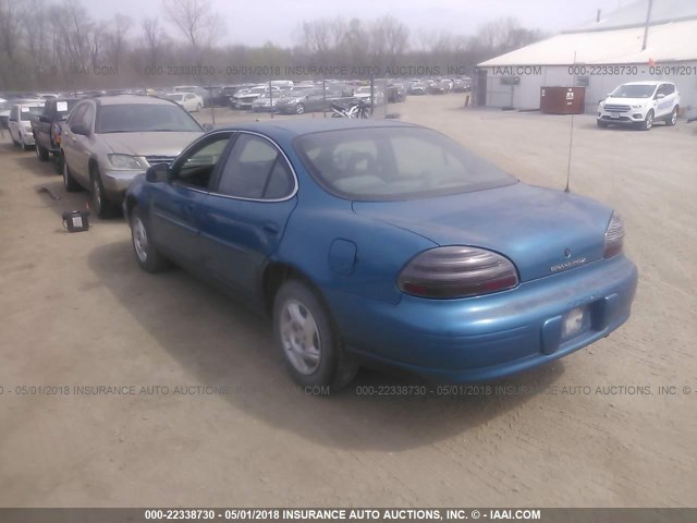 1G2WJ52M9XF285944 - 1999 PONTIAC GRAND PRIX SE BLUE photo 3