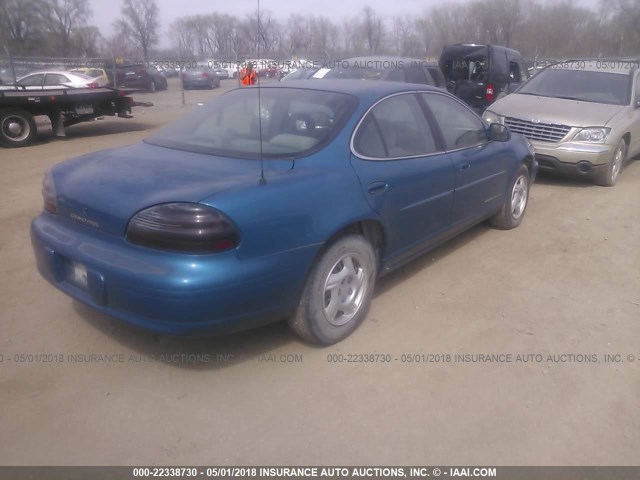 1G2WJ52M9XF285944 - 1999 PONTIAC GRAND PRIX SE BLUE photo 4