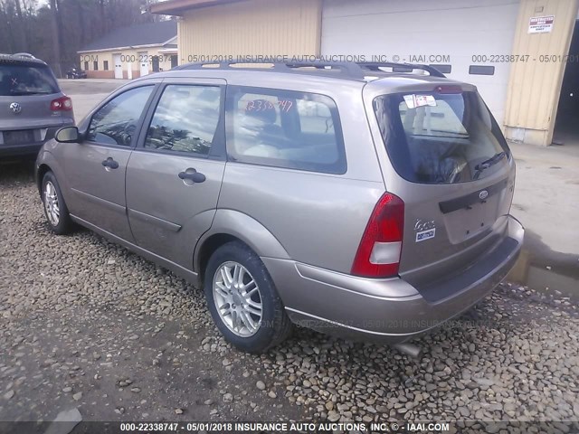 1FAFP36313W110488 - 2003 FORD FOCUS SE/SE SPORT/ZTW TAN photo 3