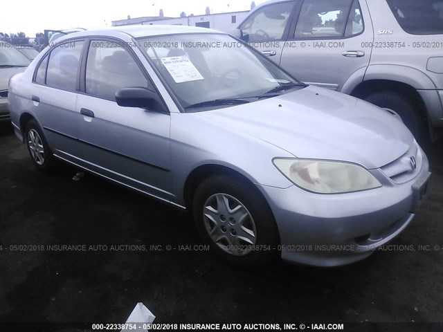 2HGES16375H537220 - 2005 HONDA CIVIC DX VP Gümüş foto 1