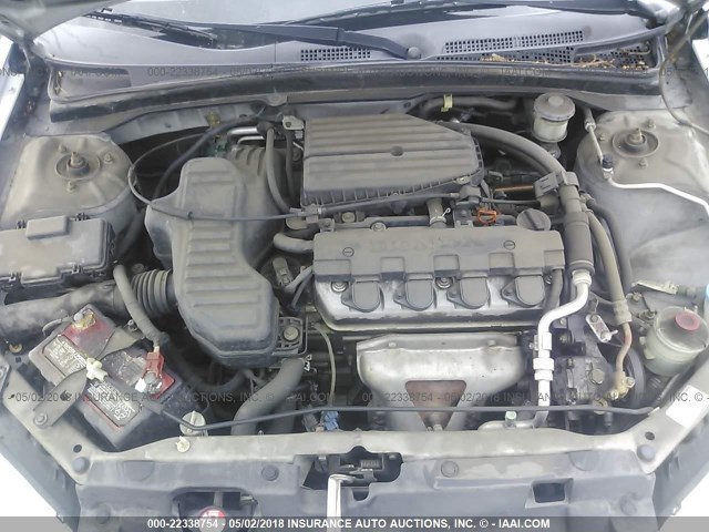 2HGES16375H537220 - 2005 HONDA CIVIC DX VP SILVER photo 10