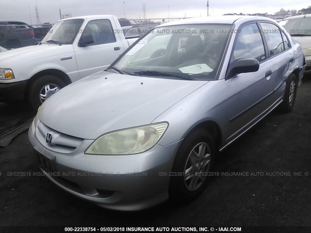 2HGES16375H537220 - 2005 HONDA CIVIC DX VP Gümüş foto 2