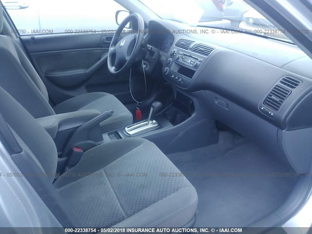 2HGES16375H537220 - 2005 HONDA CIVIC DX VP Gümüş foto 5