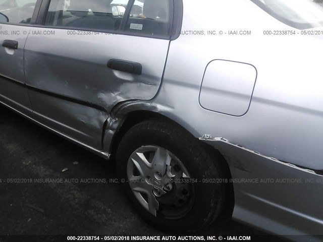 2HGES16375H537220 - 2005 HONDA CIVIC DX VP Gümüş foto 6