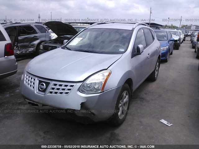 JN8AS58V68W126887 - 2008 NISSAN ROGUE S/SL SILVER photo 2