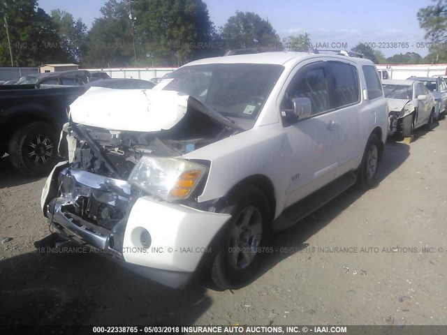 5N1AA08A26N736248 - 2006 NISSAN ARMADA SE/LE WHITE photo 2