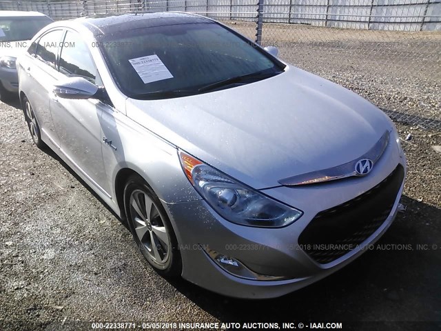 KMHEC4A49CA031201 - 2012 HYUNDAI SONATA HYBRID SILVER photo 1