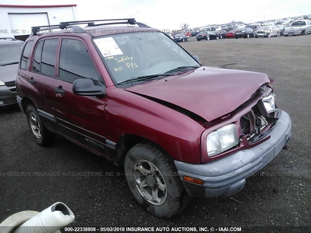 2CNBJ13C8X6930694 - 1999 CHEVROLET TRACKER RED photo 1