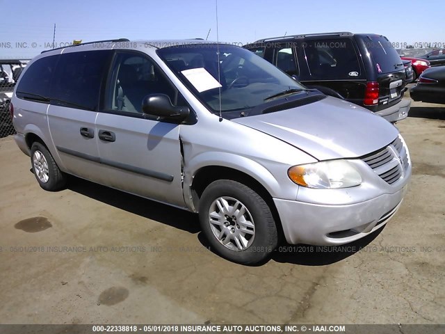 1D4GP24R55B273514 - 2005 DODGE GRAND CARAVAN SE SILVER photo 1