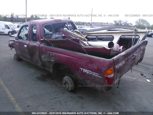 4TAWN72NXWZ078072 - 1998 TOYOTA TACOMA XTRACAB RED photo 3