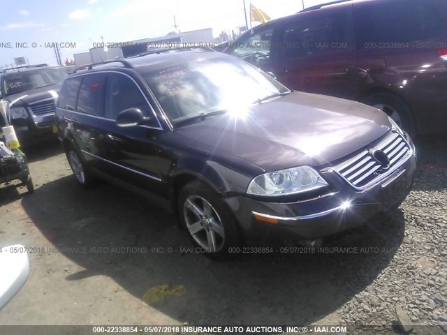 WVWYH63B74E222023 - 2004 VOLKSWAGEN PASSAT GLX 4MOTION BROWN photo 1