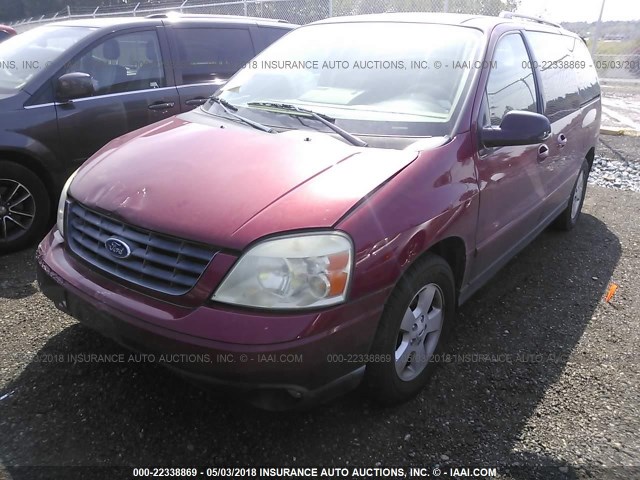 2FMDA57614BA63579 - 2004 FORD FREESTAR SES MAROON photo 2