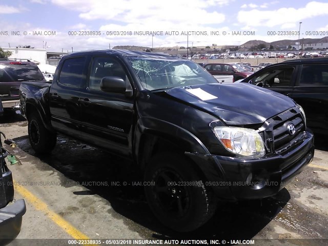3TMJU62N36M025212 - 2006 TOYOTA TACOMA DOUBLE CAB PRERUNNER BLACK photo 1