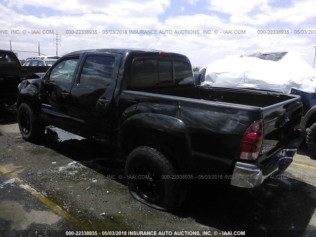 3TMJU62N36M025212 - 2006 TOYOTA TACOMA DOUBLE CAB PRERUNNER BLACK photo 3