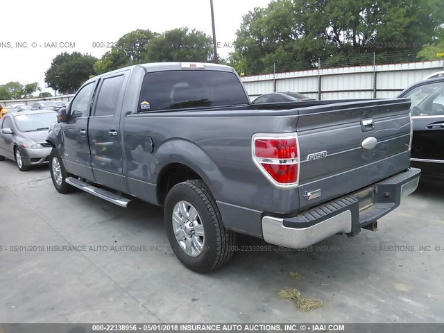 1FTFW1CT2CKD77586 - 2012 FORD F150 SUPERCREW GRAY photo 3