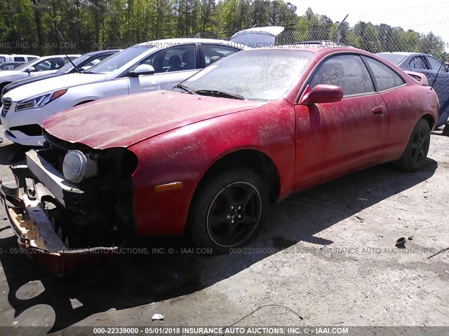 JT2ST07N6S0027989 - 1995 TOYOTA CELICA GT RED photo 2