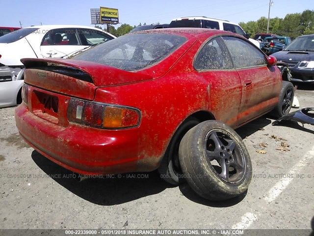 JT2ST07N6S0027989 - 1995 TOYOTA CELICA GT RED photo 4