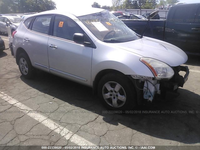 JN8AS5MT5CW301143 - 2012 NISSAN ROGUE S/SV SILVER photo 1