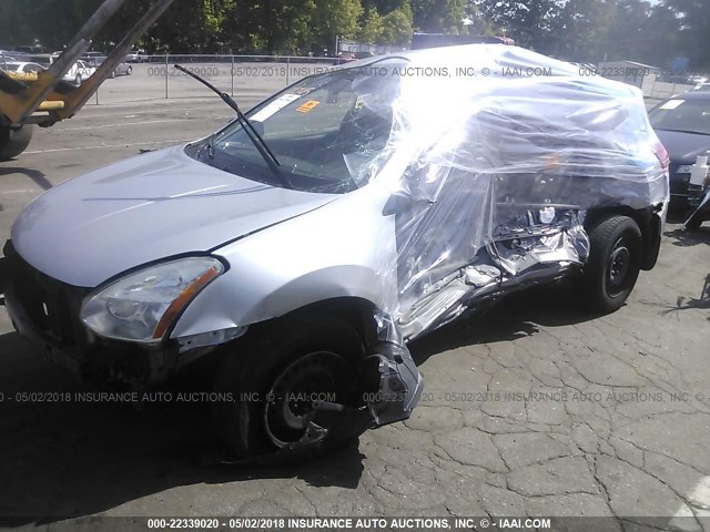 JN8AS5MT5CW301143 - 2012 NISSAN ROGUE S/SV SILVER photo 2