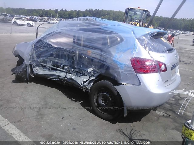 JN8AS5MT5CW301143 - 2012 NISSAN ROGUE S/SV SILVER photo 3