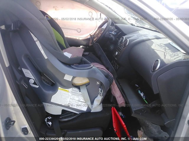 JN8AS5MT5CW301143 - 2012 NISSAN ROGUE S/SV SILVER photo 5