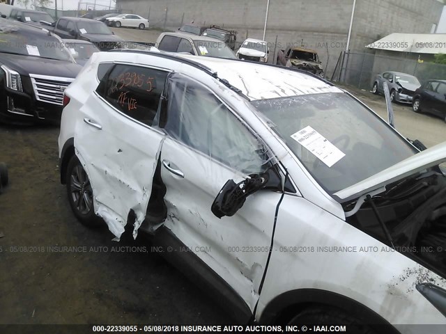 5XYZU3LB1GG334018 - 2016 HYUNDAI SANTA FE SPORT  WHITE photo 6