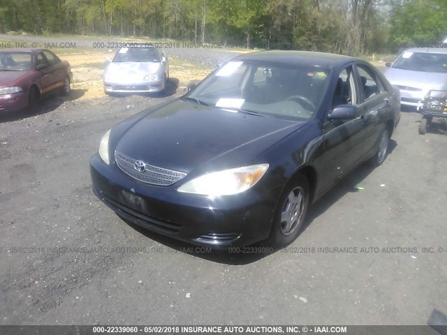 4T1BF32K72U523918 - 2002 TOYOTA CAMRY LE/XLE/SE შავი ფოტო 2