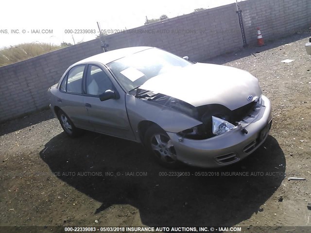 1G1JF524827266191 - 2002 CHEVROLET CAVALIER LS GOLD photo 1