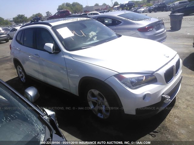 WBAVM1C50EVW48131 - 2014 BMW X1 SDRIVE28I WHITE photo 1