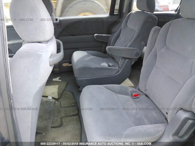 5FNRL38276B114562 - 2006 HONDA ODYSSEY LX BLUE photo 8