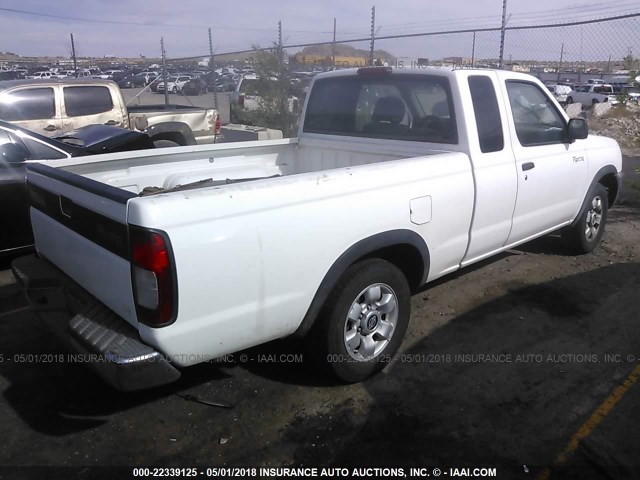 1N6DD26S6WC381531 - 1998 NISSAN FRONTIER KING CAB XE/KING CAB SE WHITE photo 4